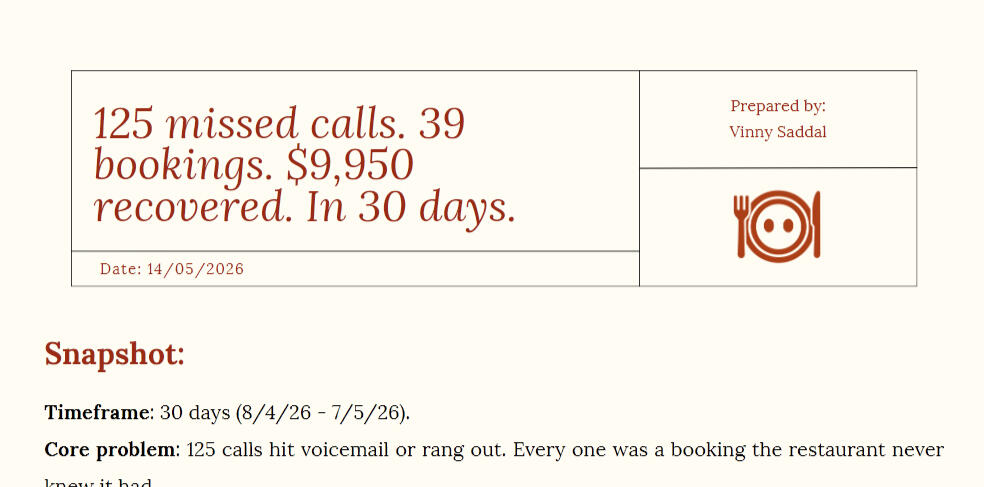 How we captured 39 bookings in 30 days
